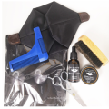 Private Label Beard Grooming Kit With Apron, Beard Comb, Beard Oil And Balm Set For Man